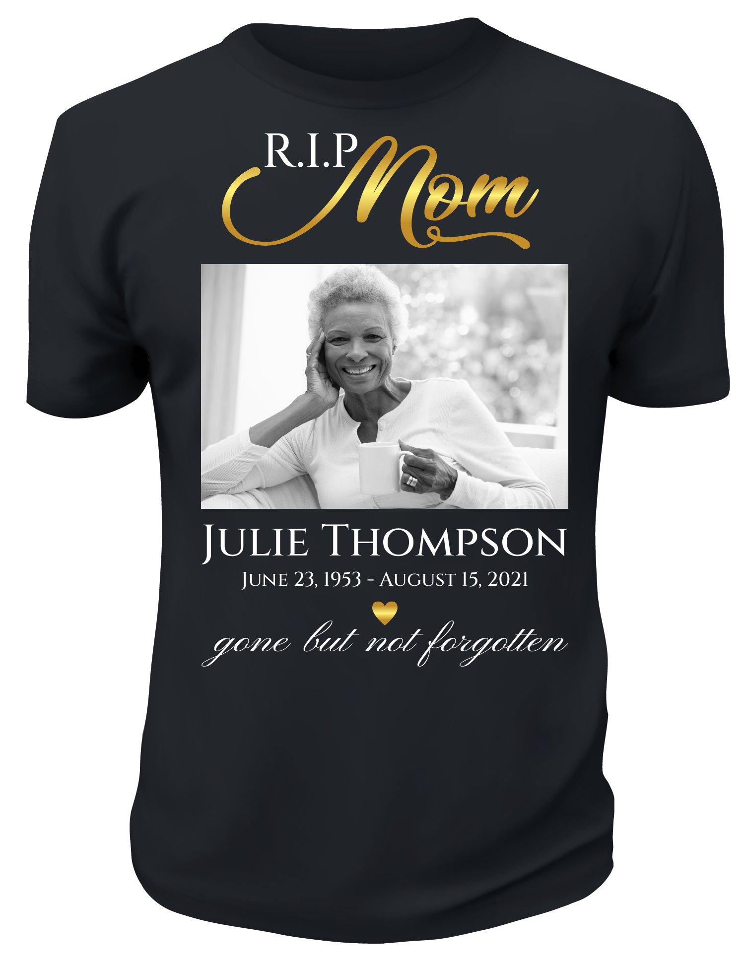 Custom Family Memorial T-Shirt