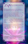 Lotus Flower Prayer Memorial Card