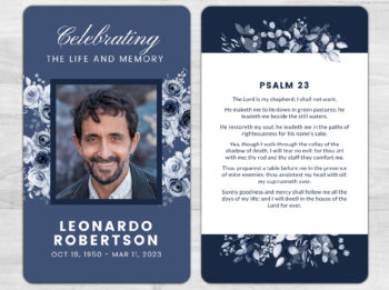 Laminated Memorial Cards To Always Remember Your Loved One