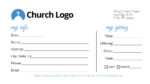 Custom Ministry Church Tithe Giving Offering Envelope