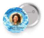 Stairs to heaven Memorial In Loving Memory Button Pin