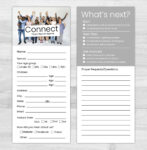 Group People Church Connect Connection Card