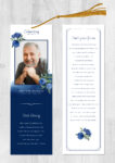 Floral Memorial Bookmark