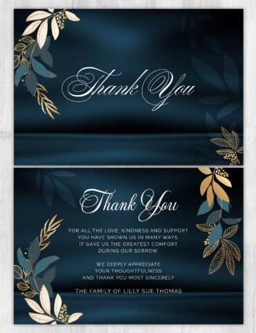 Thank You Card - 2145 - DisciplePress - Memorial & Funeral Printing