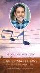 Music Notes Funeral Memorial Program