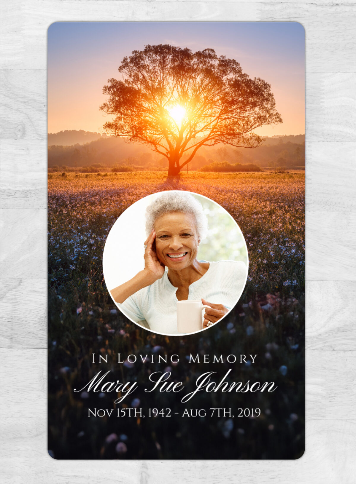 Tree of Life Funeral Memorial Magnet