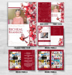 Cardinal and Floral Memorial Program