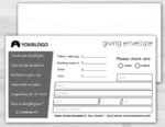 Tithe Giving Offering Church Envelope