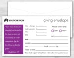Tithe Giving Offering Church Envelope