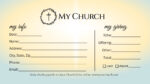 Tithe Giving Offering Church Envelope