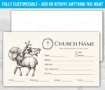 Tithe Giving Offering Church Envelope