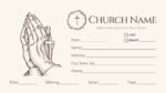 Tithe Giving Offering Church Envelope