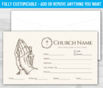 Tithe Giving Offering Church Envelope