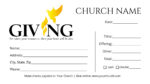 Tithe Giving Offering Church Envelope