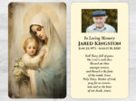 Catholic Saint Mass Prayer Card