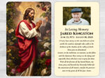 Catholic Saint Mass Prayer Card