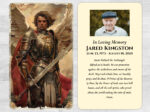 Catholic Saint Mass Prayer Card