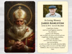 Catholic Saint Mass Prayer Card