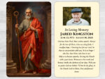 Catholic Saint Mass Prayer Card