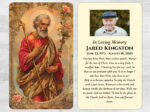 Catholic Saint Mass Prayer Card