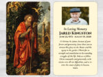 Catholic Saint Mass Prayer Card