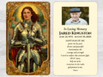 Catholic Saint Mass Prayer Card