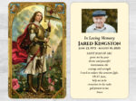 Catholic Saint Mass Prayer Card