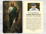 Catholic Saint Mass Prayer Card