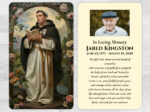 Catholic Saint Mass Prayer Card