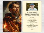 Catholic Saint Mass Prayer Card