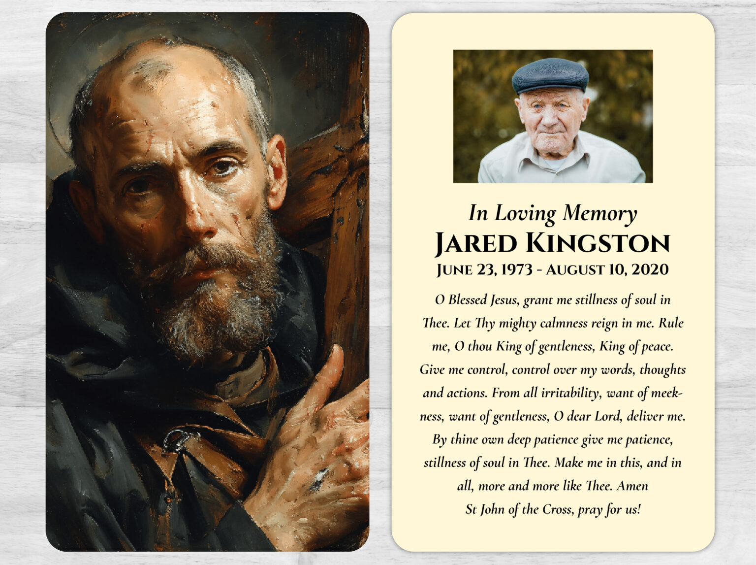 Saint Prayer Cards - Page 3 of 5 - DisciplePress - Memorial &amp; Funeral Printing