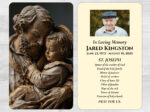 Catholic Saint Mass Prayer Card