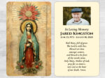 Catholic Saint Mass Prayer Card