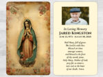 Catholic Saint Mass Prayer Card