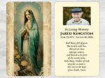 Catholic Saint Mass Prayer Card