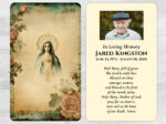 Catholic Saint Mass Prayer Card