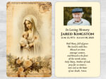 Catholic Saint Mass Prayer Card