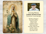 Catholic Saint Mass Prayer Card