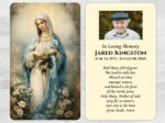 Catholic Saint Mass Prayer Card