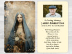 Catholic Saint Mass Prayer Card