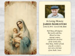 Catholic Saint Mass Prayer Card