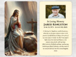 Catholic Saint Mass Prayer Card