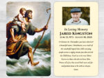 Catholic Saint Mass Prayer Card