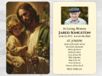 Catholic Saint Mass Prayer Card