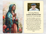 Catholic Saint Mass Prayer Card