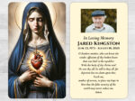 Catholic Saint Mass Prayer Card