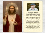 Catholic Saint Mass Prayer Card