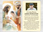 Catholic Saint Mass Prayer Card