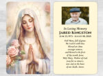 Catholic Saint Mass Prayer Card