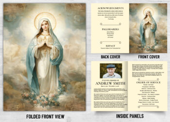 Folded Holy Cards
